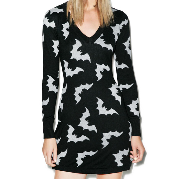 Nwot Sourpuss Bats Halloween Goth 